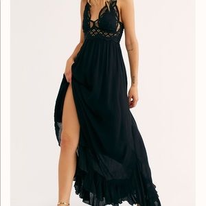 FP one adella maxi slip dress